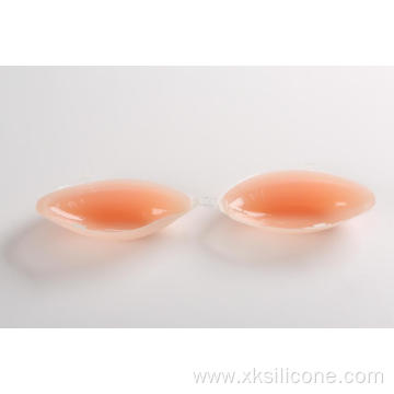 sexy lady gather backless silicone free bra cups